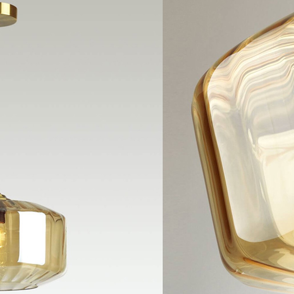 Подвесной светильник Multicolored Glass Amber
