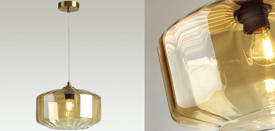 Подвесной светильник Multicolored Glass Amber