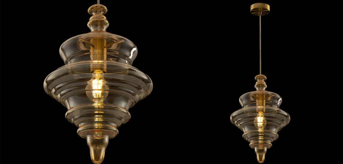 Подвесной светильник Neverending Glory amber