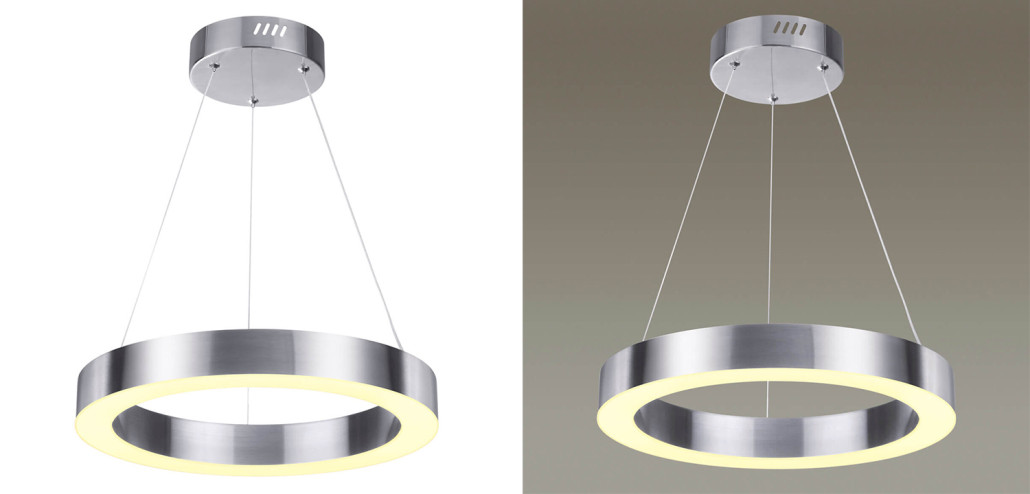 Подвесной светильник Nickel Ribbon Ring 40