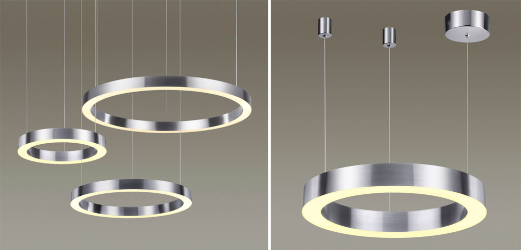 Подвесной светильник Nickel Ribbon Ring 40