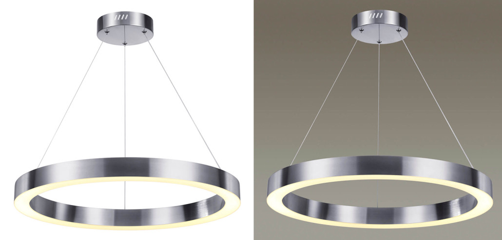 Подвесной светильник Nickel Ribbon Ring 60