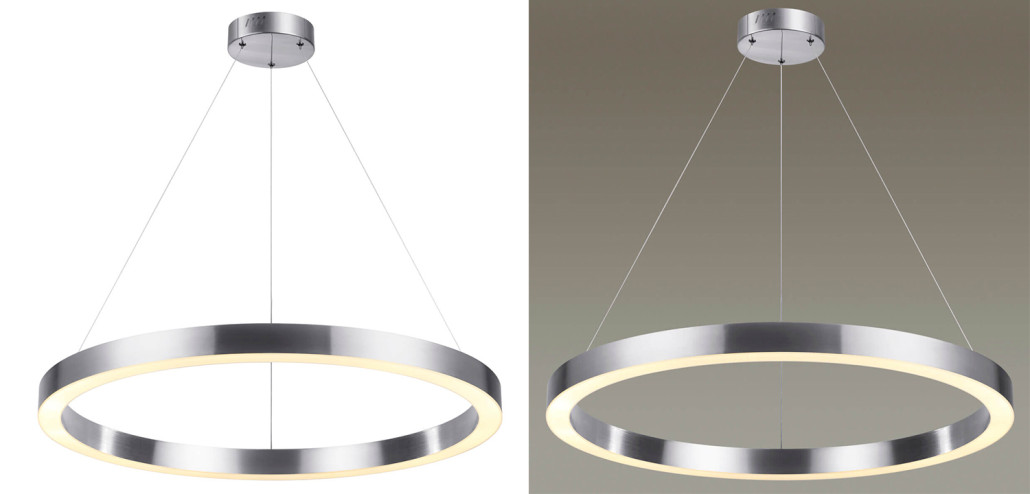 Подвесной светильник Nickel Ribbon Ring 80