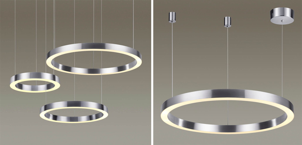 Подвесной светильник Nickel Ribbon Ring 80