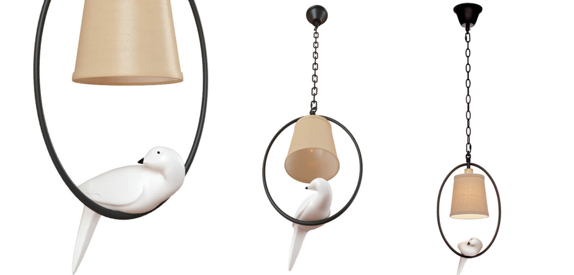 Подвесной светильник Norman Bird Chandelier One II