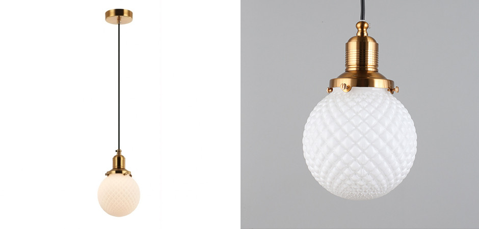 Подвесной светильник Perforated Bubbles Латунь