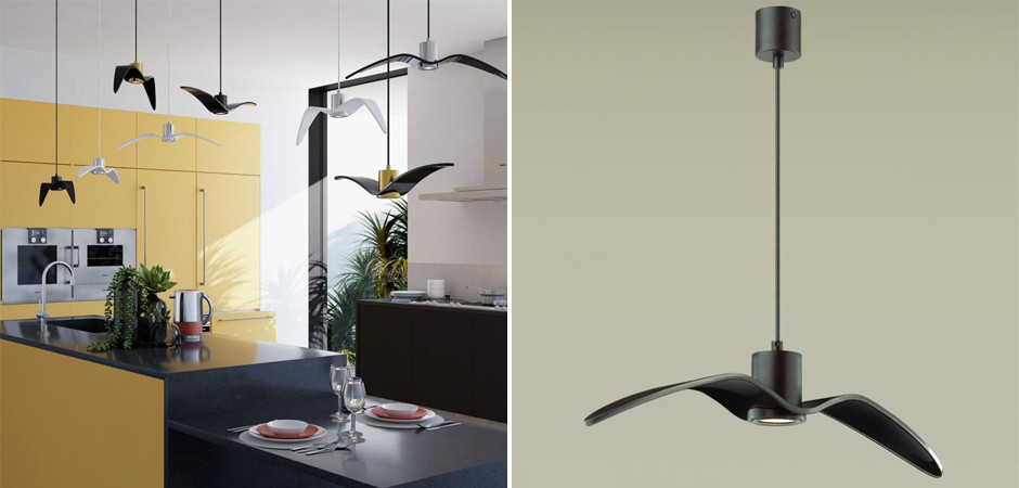 Подвесной светильник Seagull Average черный