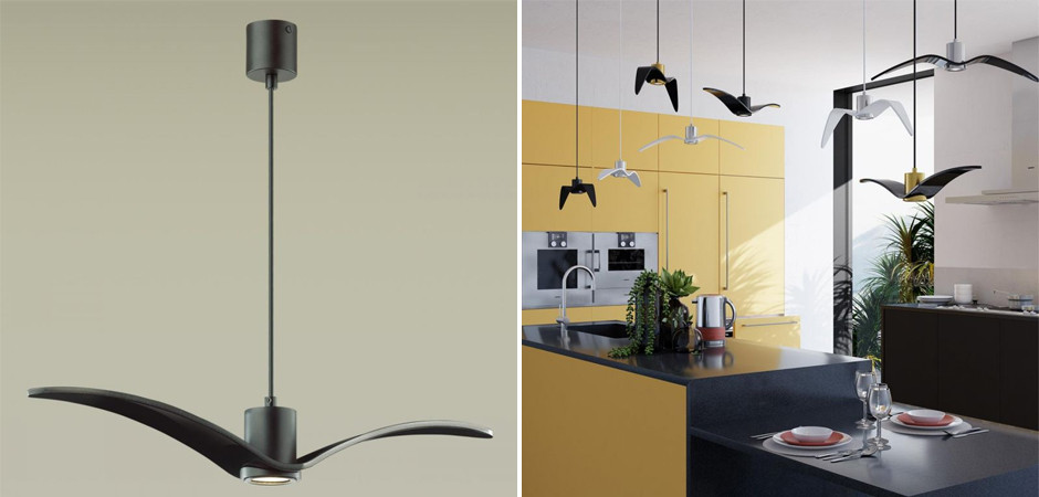 Подвесной светильник Seagull Scope черный