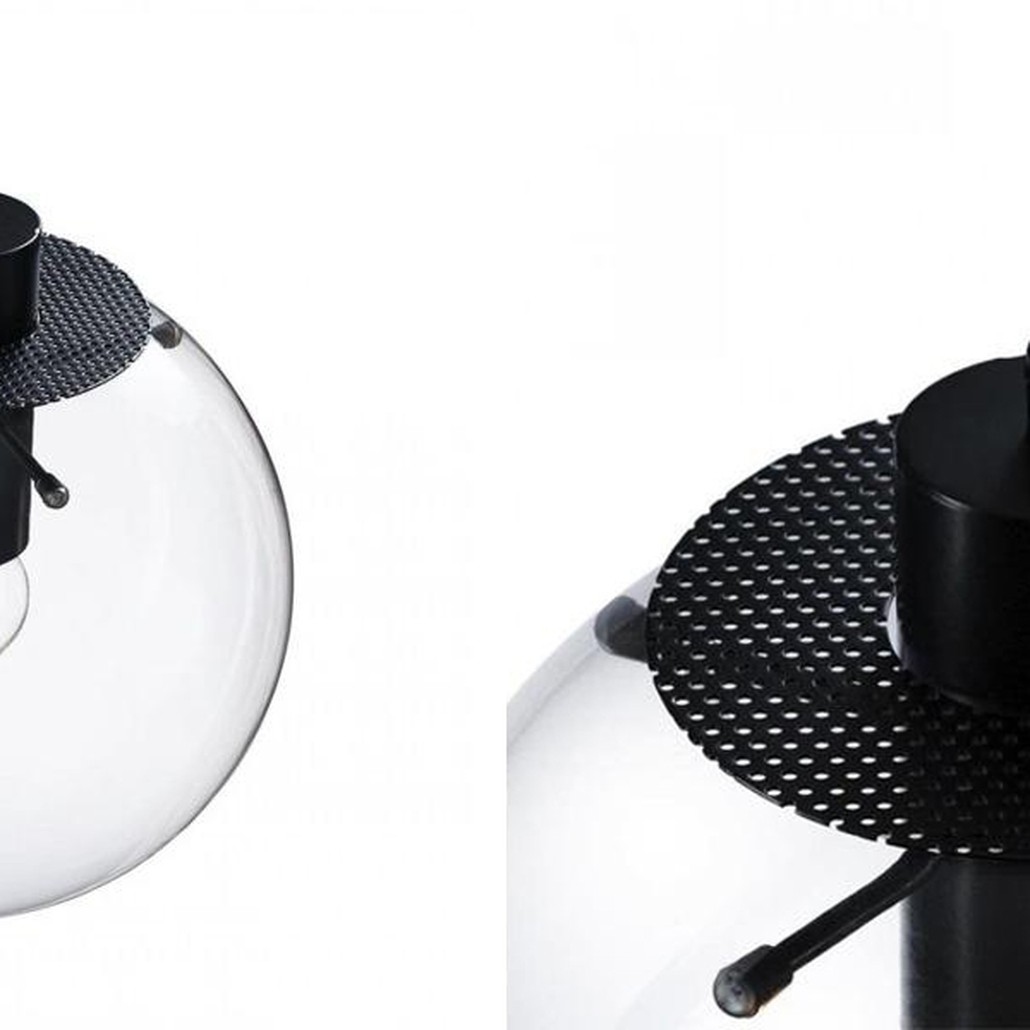 Подвесной светильник Selene Glass Ball Ceiling Lights Black 20 cm