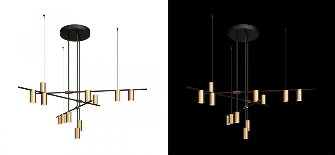 Подвесной светильник TRIBES CHANDELIER 12 плафонов