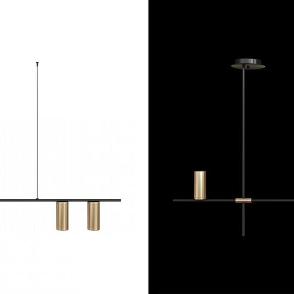 Подвесной светильник TRIBES LINEAR PENDANT 3 плафона