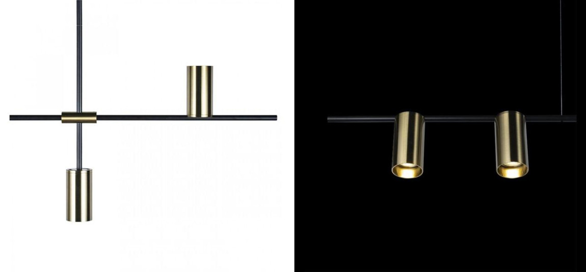 Подвесной светильник TRIBES LINEAR PENDANT 4 плафона