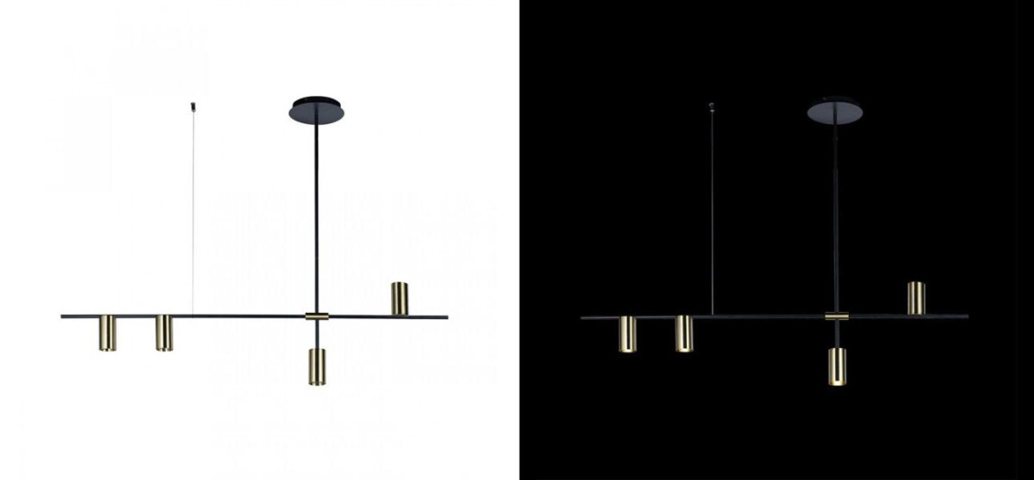 Подвесной светильник TRIBES LINEAR PENDANT 4 плафона