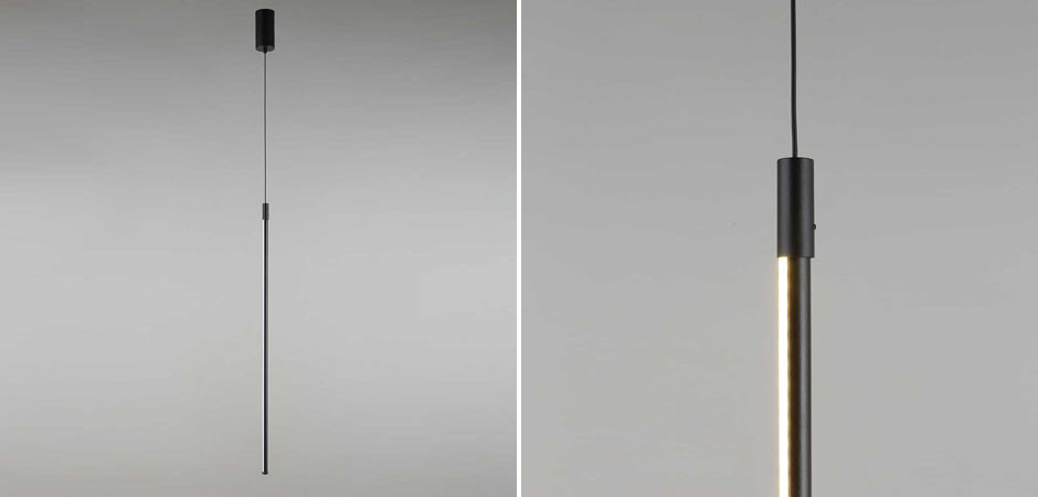 Подвесной светильник Trumpet tube black 80