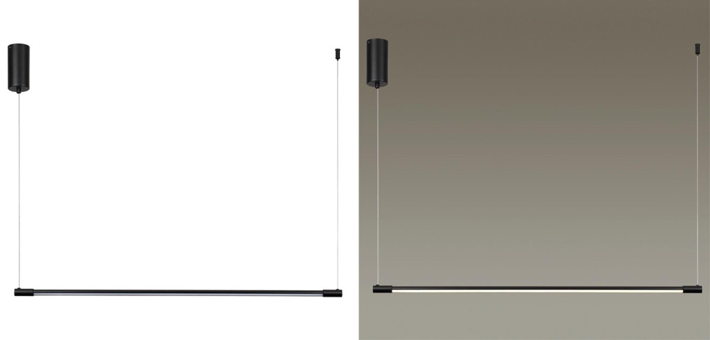 Подвесной светильник Trumpet Tube Black Linear