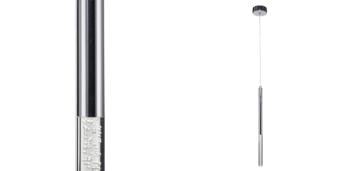Подвесной светильник Trumpet tube boiling silver