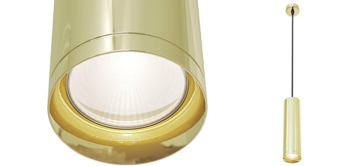 Подвесной светильник Trumpet tube gold 30