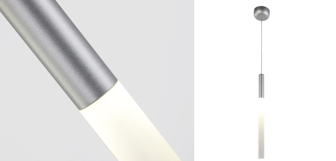 Подвесной светильник Trumpet tube ray silver