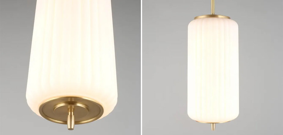 Подвесной светильник Union с белым плафоном