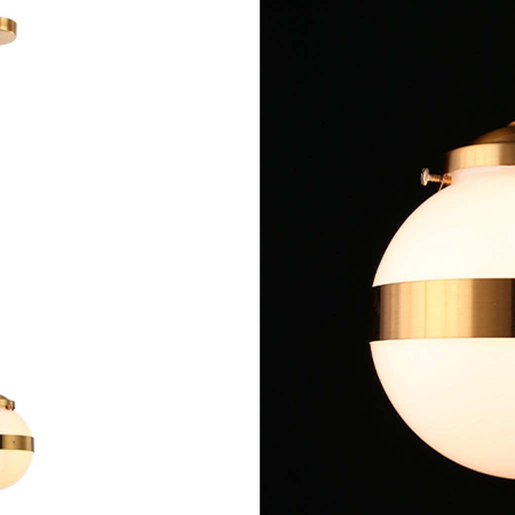 Подвесной светильник White Sphere Латунь