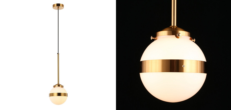 Подвесной светильник White Sphere Латунь