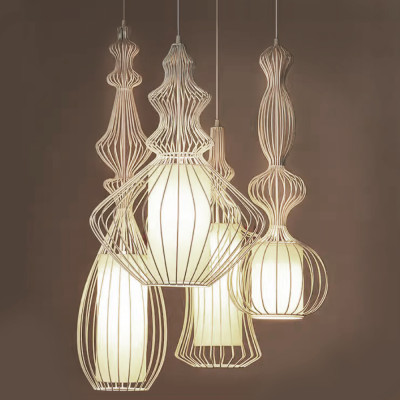 Подвесной светильник Wire Dream Pendant 4 Белый