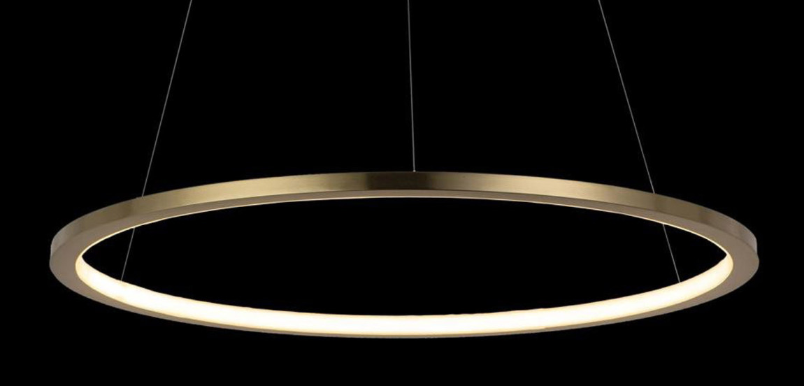 Подвесной светильник Yvette Ring Horizontal gold