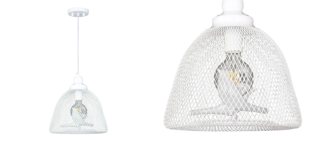 Подвесной светильник белого цвета Locked bird