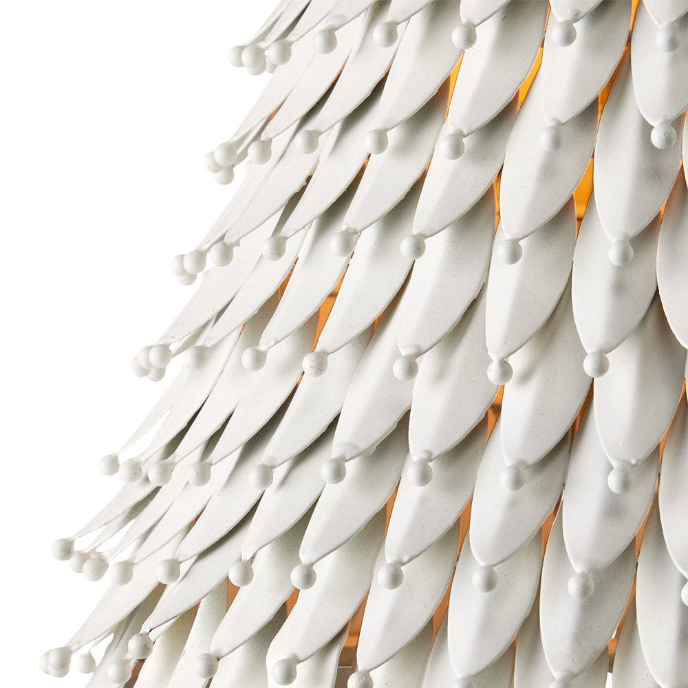 Подвесной светильник белый металлический в форме колокола White Natural Lines