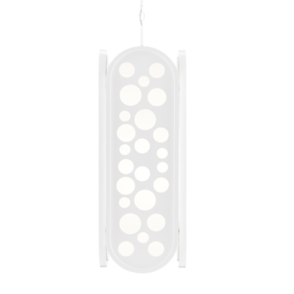 Подвесной светильник белый овальный White Holes