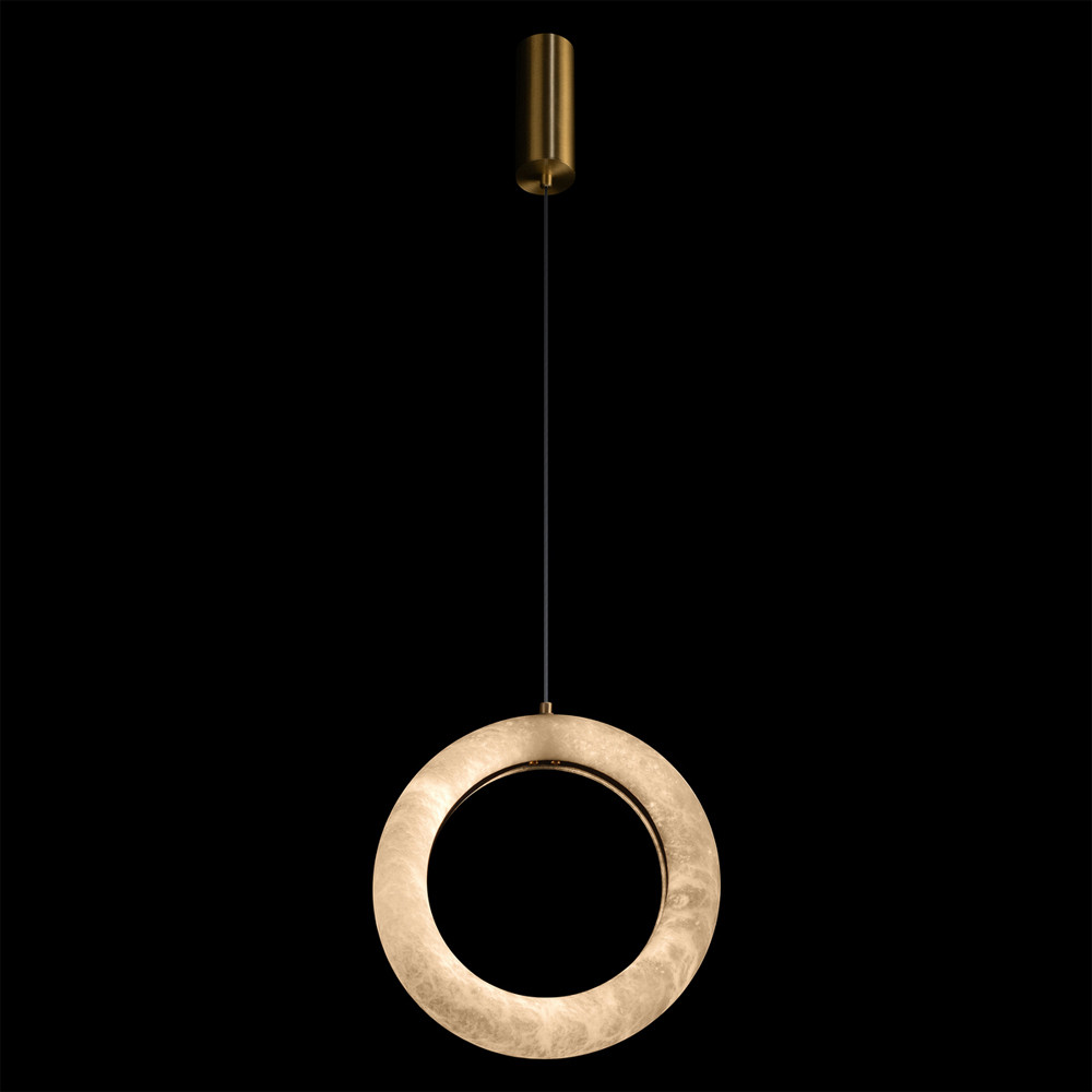 Подвесной светильник в форме кольца Cryptocrystalline Stone