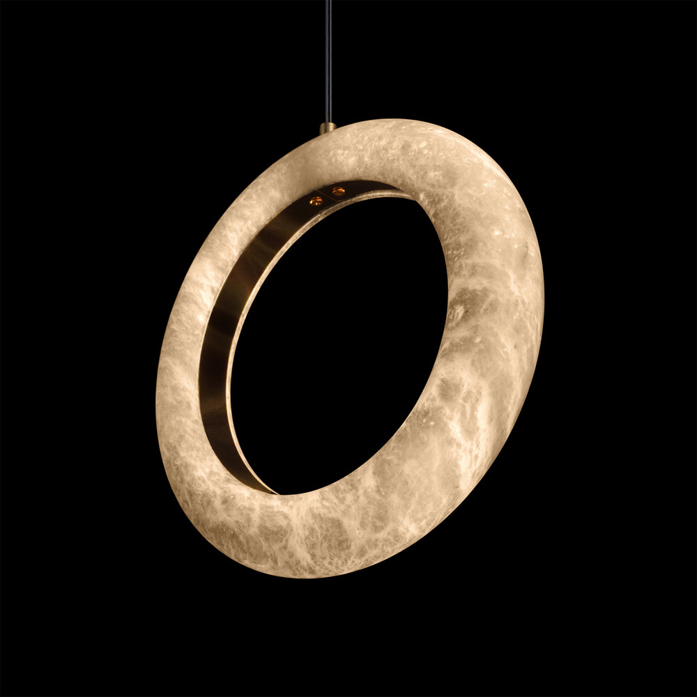 Подвесной светильник в форме кольца Cryptocrystalline Stone