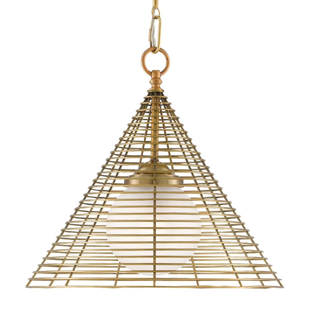 Подвесной светильник в форме конуса с фактурным абажуром Flawless Form