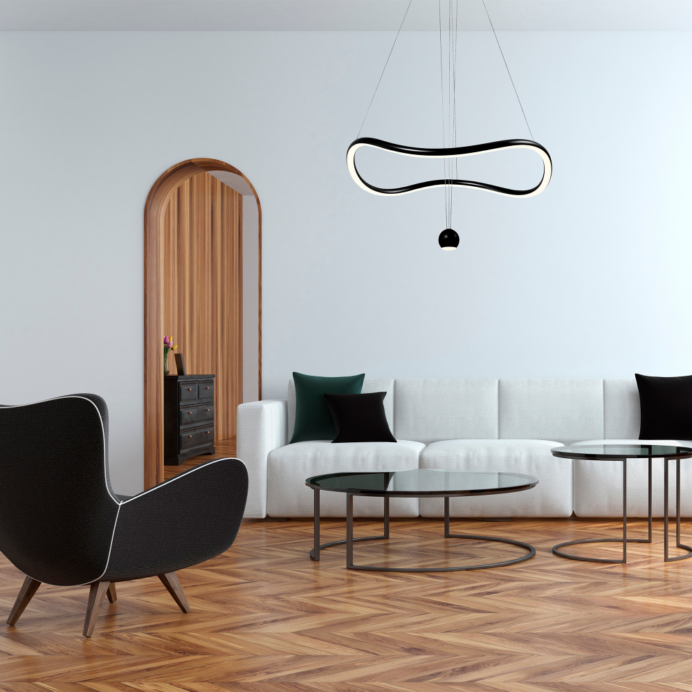 Подвесной светильник волнообразной формы LED 35W 3000K Infinity