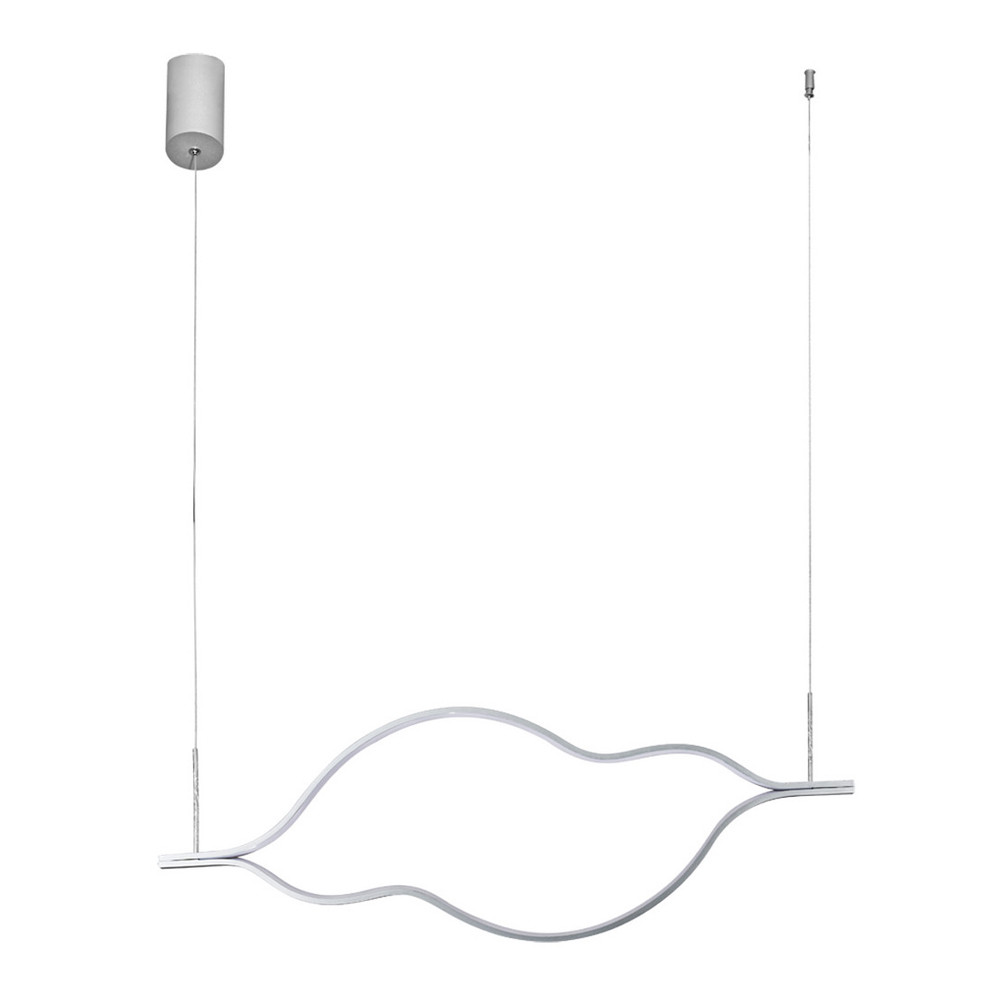 Подвесной светильник волнообразный изогнутый на двух тросах 123 см Spiral Lighting