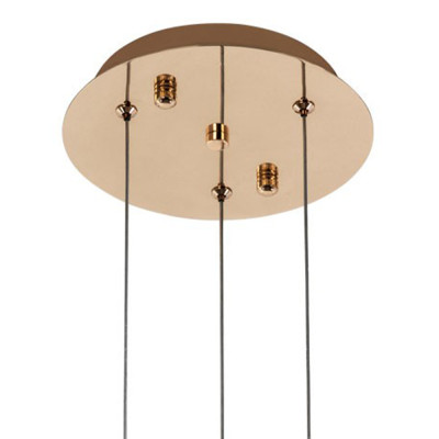 Подвесной светильник золото Trio Odile Acrylic Tube Hanging Lamp Gold