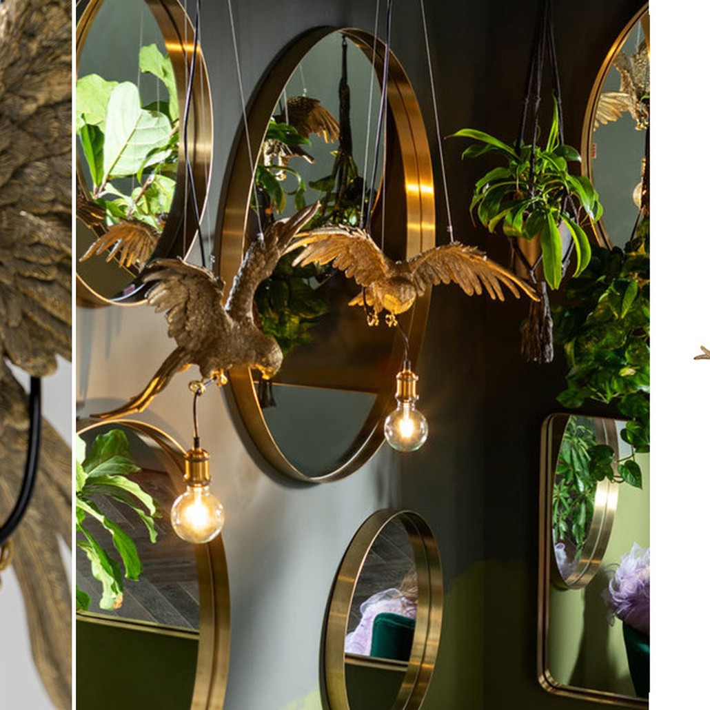 Подвесной Светильник Золотой Попугай Golden Parrot