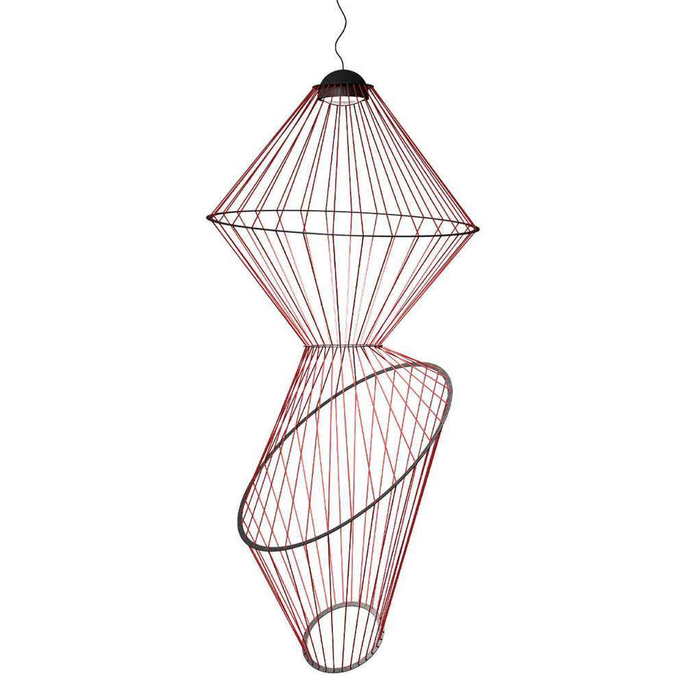 Подвесной светильник из металла Figured Beam