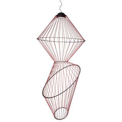 Подвесной светильник из металла Figured Beam