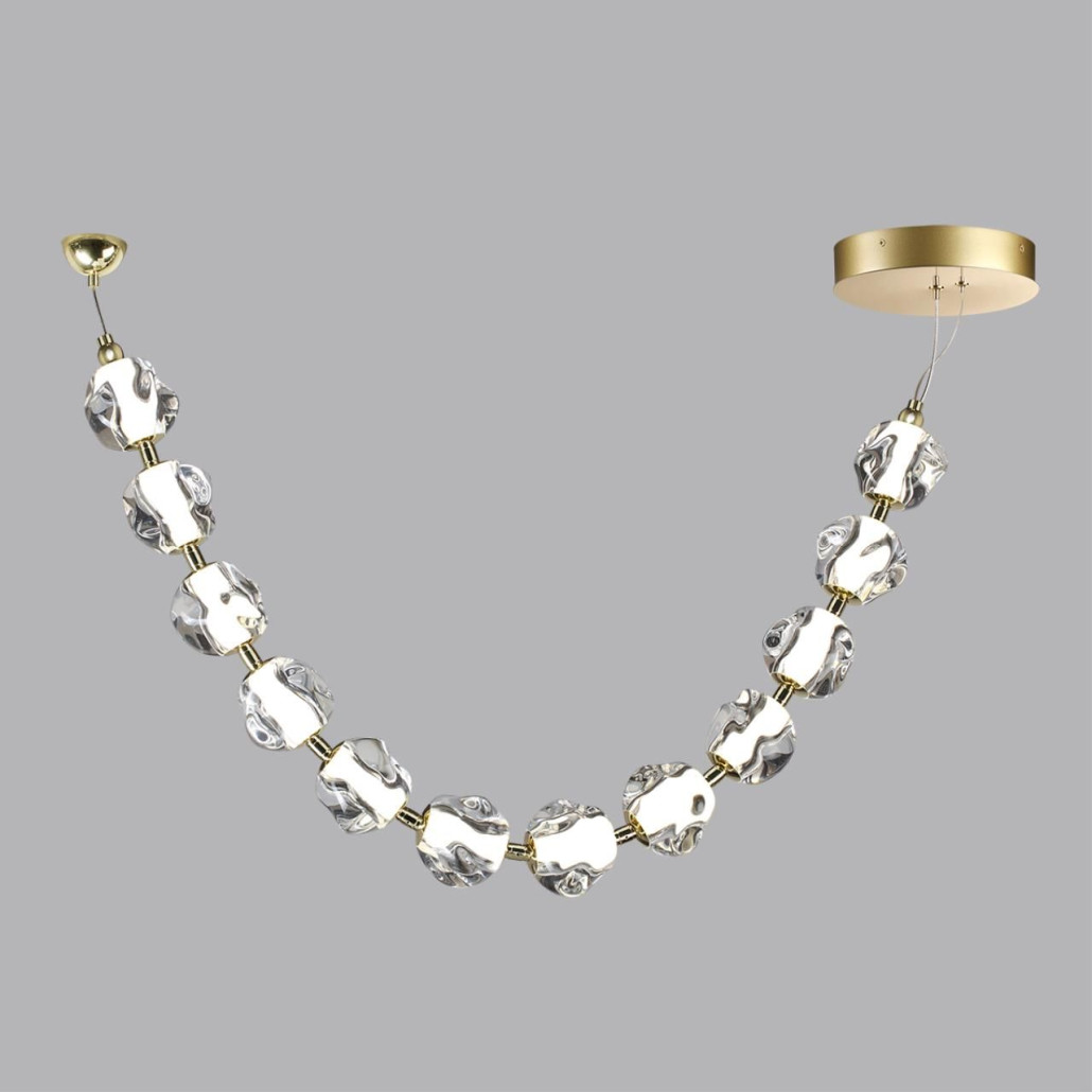 Подвесной светильник из прозрачных шаров Bubbles Bocci