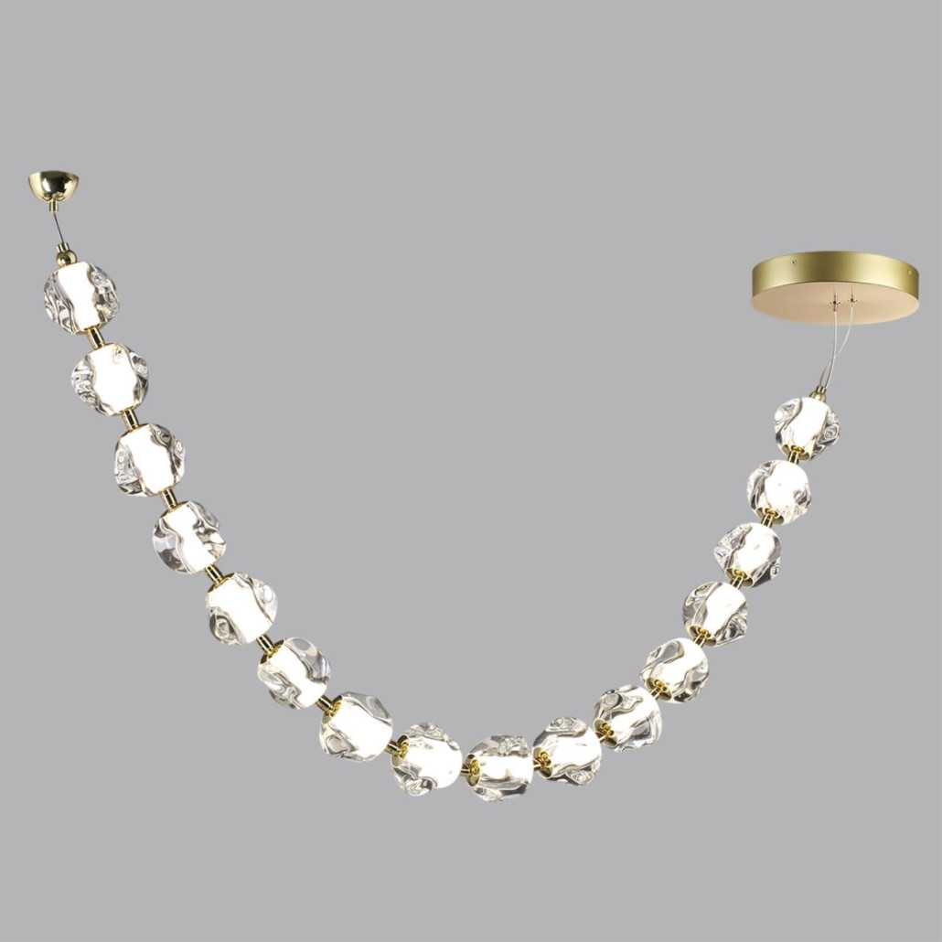 Подвесной светильник из прозрачных шаров Bubbles Bocci