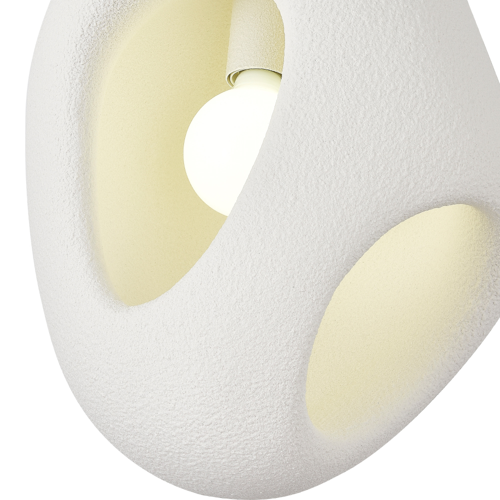 Подвесной светильник каплевидной формы с шероховатой текстурой Virtuoso