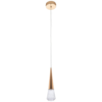 Подвесной светильник капля Acrylic Droplet Gold Hanging Lamp