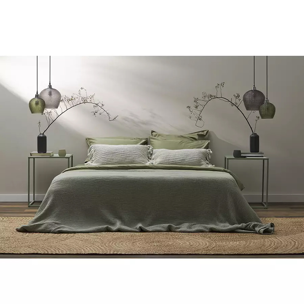 Подвесной светильник каскадный с 2-мя рельефными плафонами Cascade with Relief Lampshades