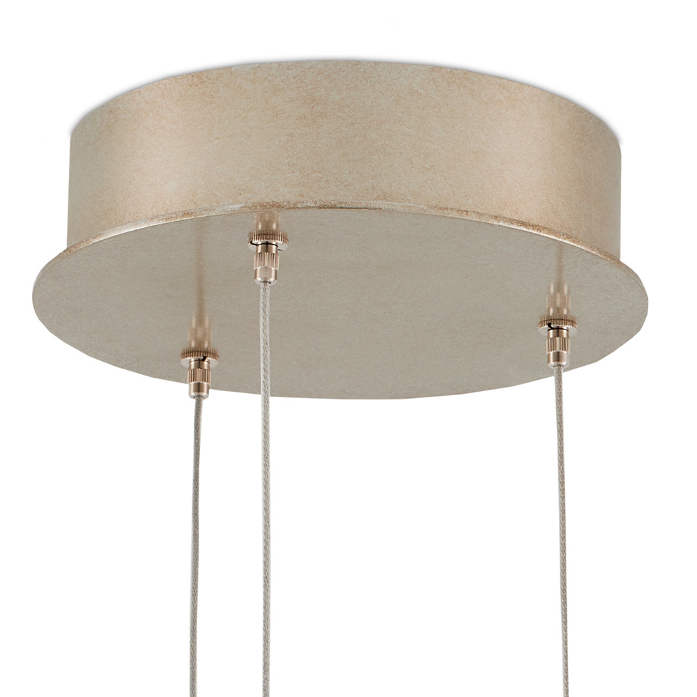 Подвесной светильник каскадный с 3-мя фактурными плафонами Soft Glow Lamps