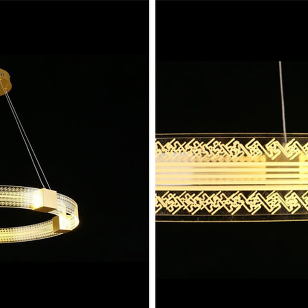Подвесной Светильник Кольцо Ring Horizontal Ornament Meander 1