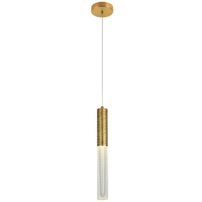Подвесной светильник латунь Dew Drops Tube Brass Hanging Lamp