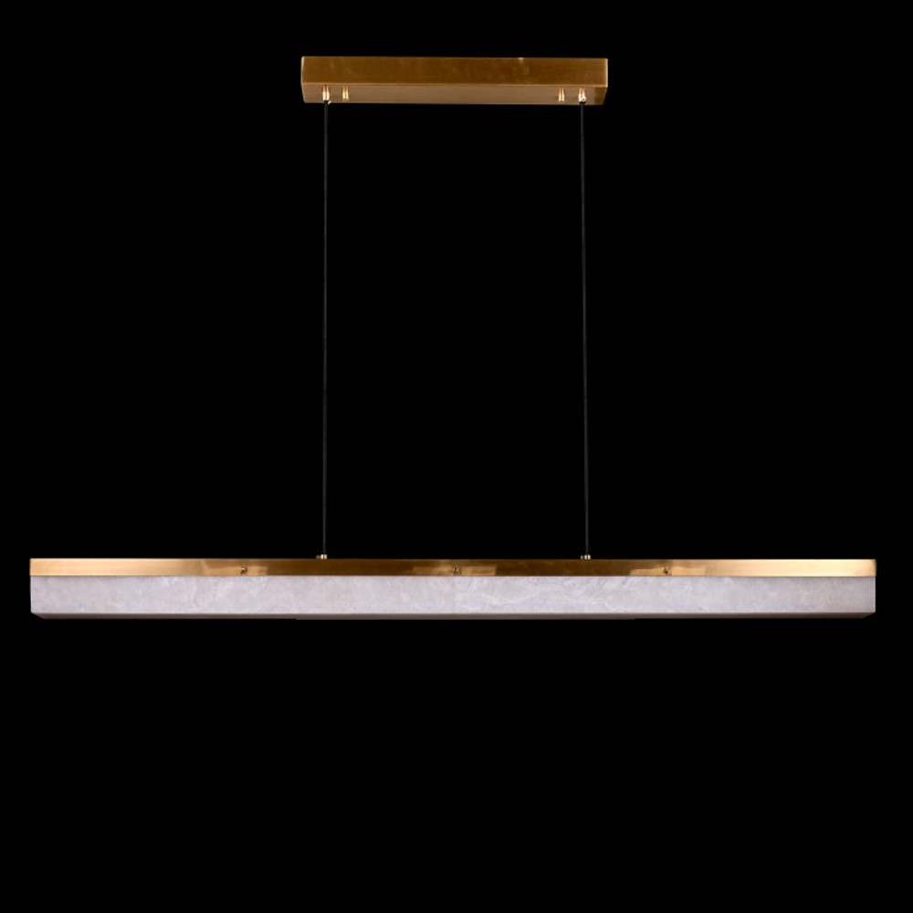 Подвесной светильник линейный из натурального камня Perfection of Geometry