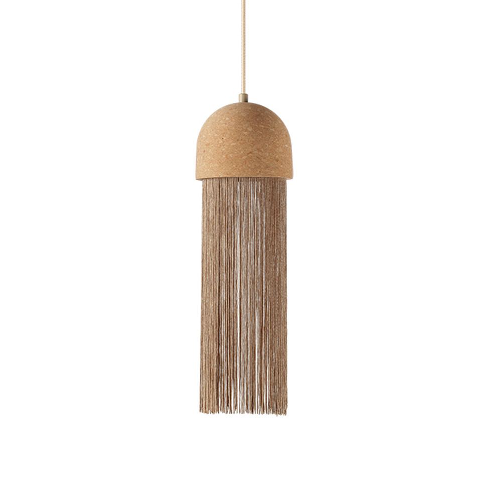 Подвесной светильник натуральная пробка с бахромой Natural Cork