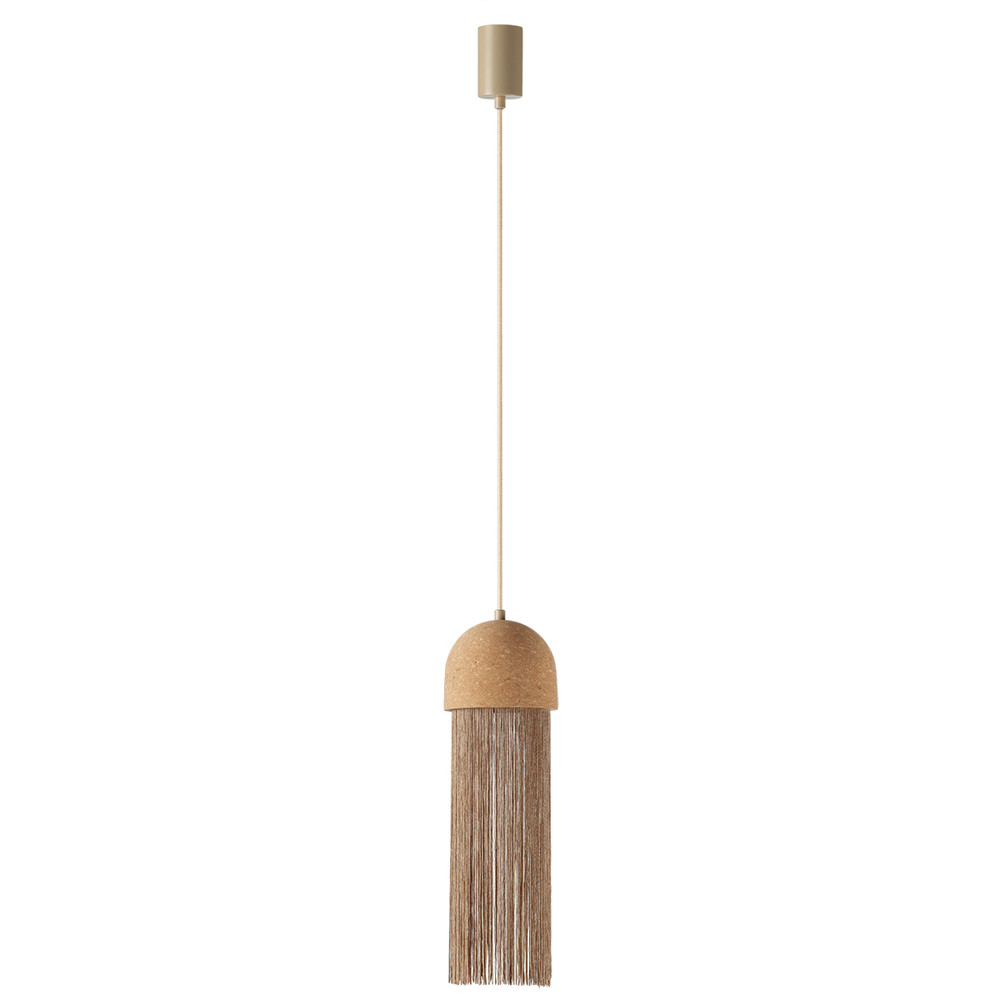 Подвесной светильник натуральная пробка с бахромой Natural Cork